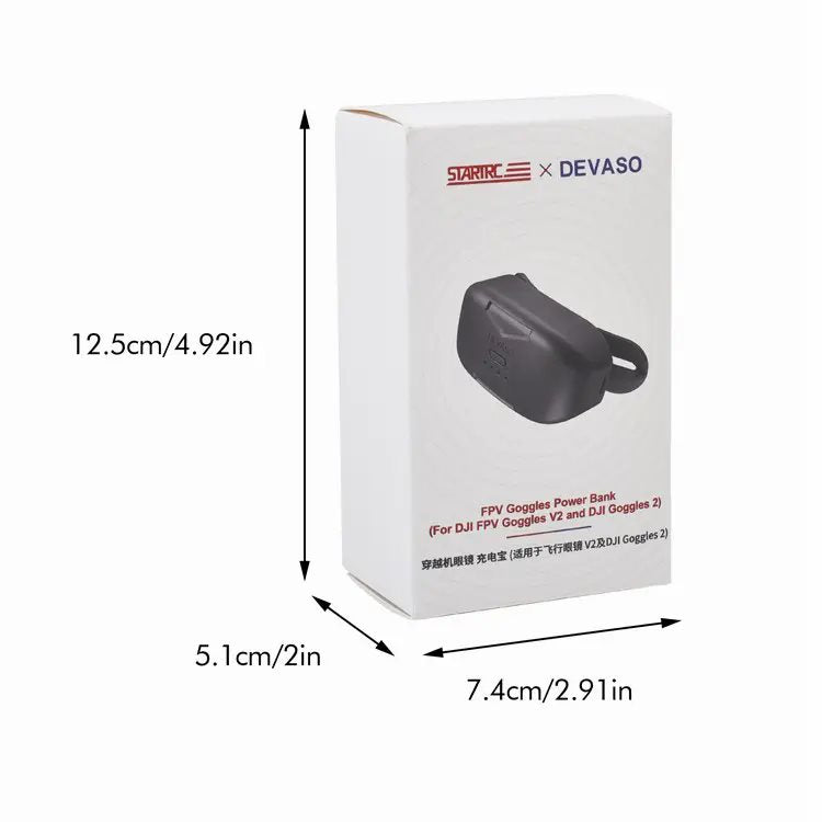 6669 5 power bank startrc for dji goggles 2 dji fpv goggles v2