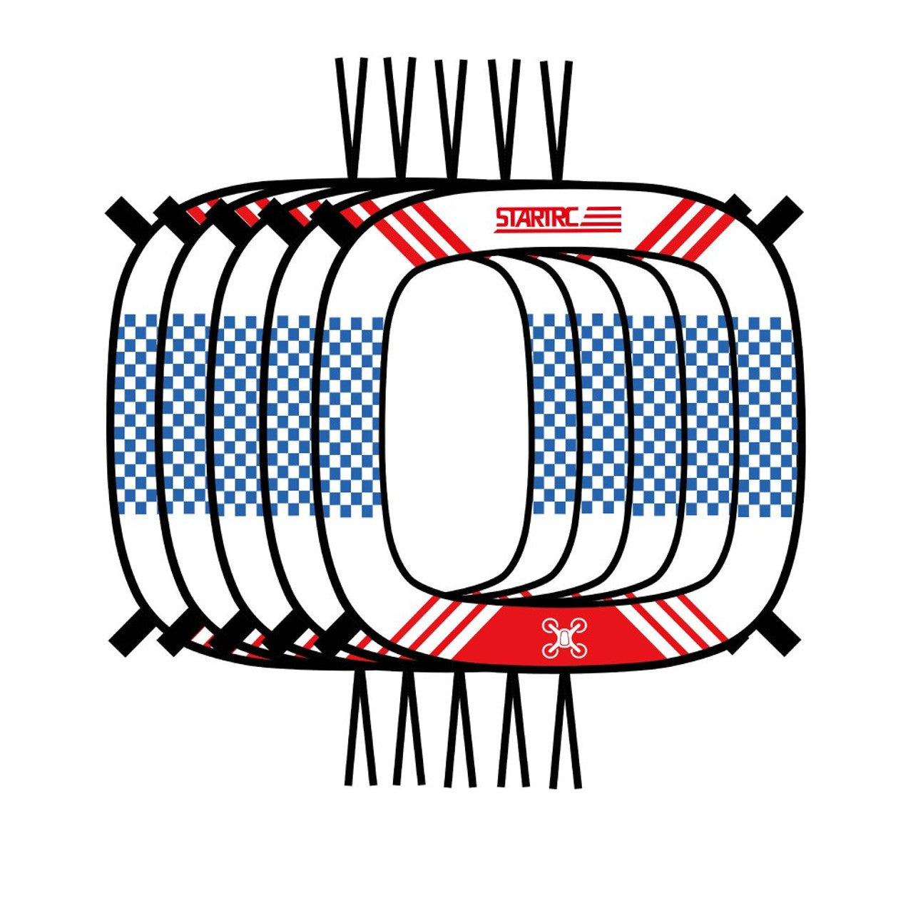 6687 10 race arch startrc for dji avata dji fpv 5pcs