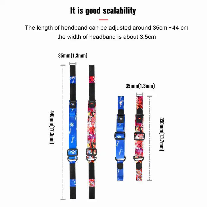 6744 1 head strap startrc for dji fpv goggles v2 blue