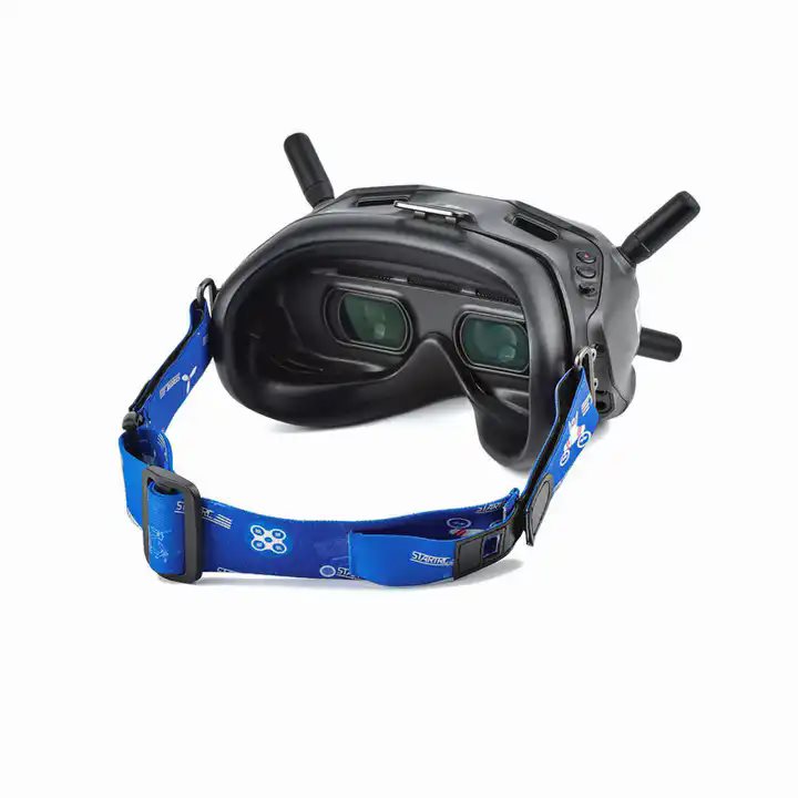 6744 2 head strap startrc for dji fpv goggles v2 blue