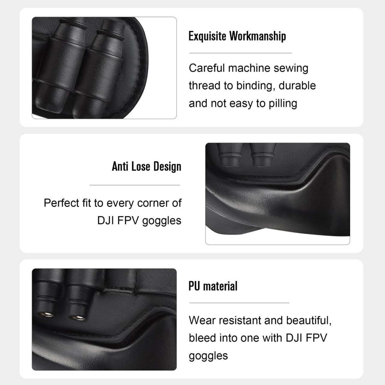 6750 lens protector startrc with antenna storage box for dji fpv goggles v2