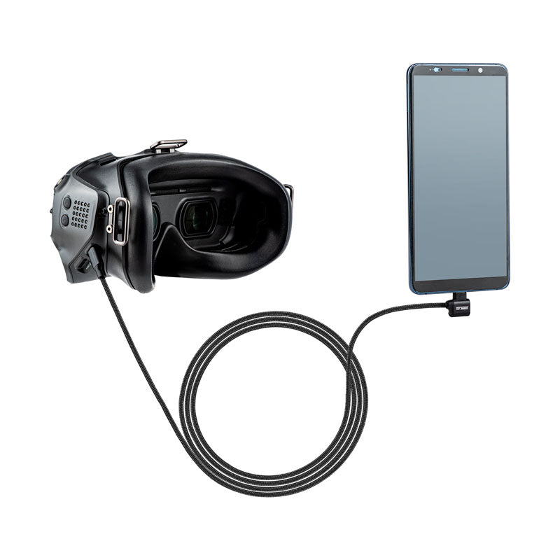 6780 3 data cable startrc 1 2m for dji fpv goggles 2 v2 type c