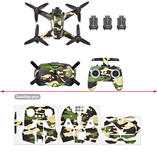 6792 7 body remote controller stikers startrc for dji fpv style 4