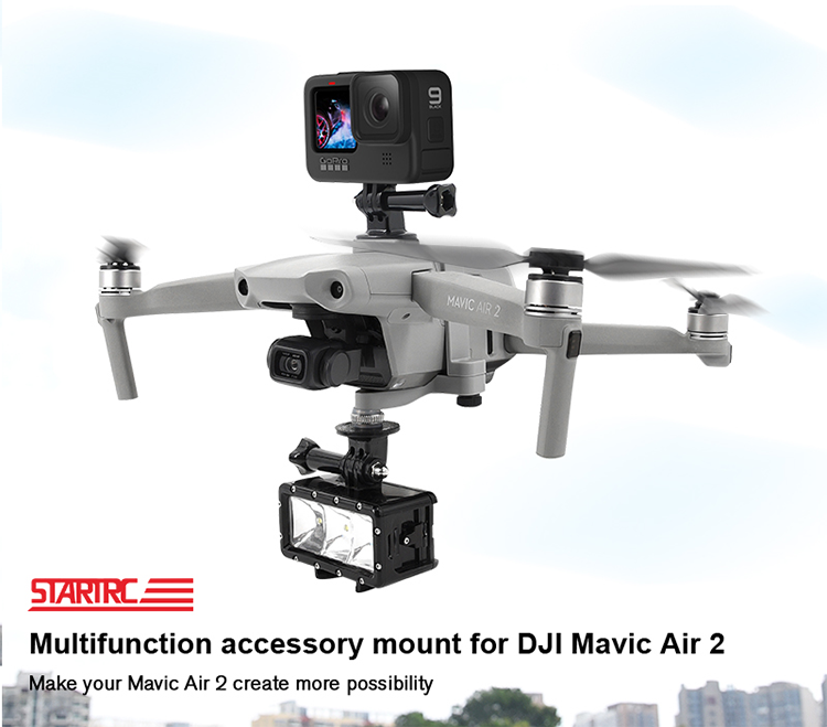 6867 2 camera mount startrc for dji air 2 2s
