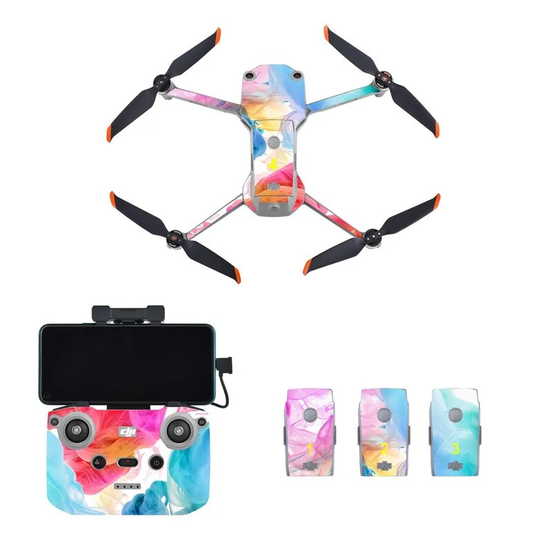6873 body remote controller stikers startrc for dji air 2s style 2
