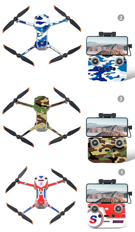 6876 body remote controller stikers startrc for dji air 2s style 4