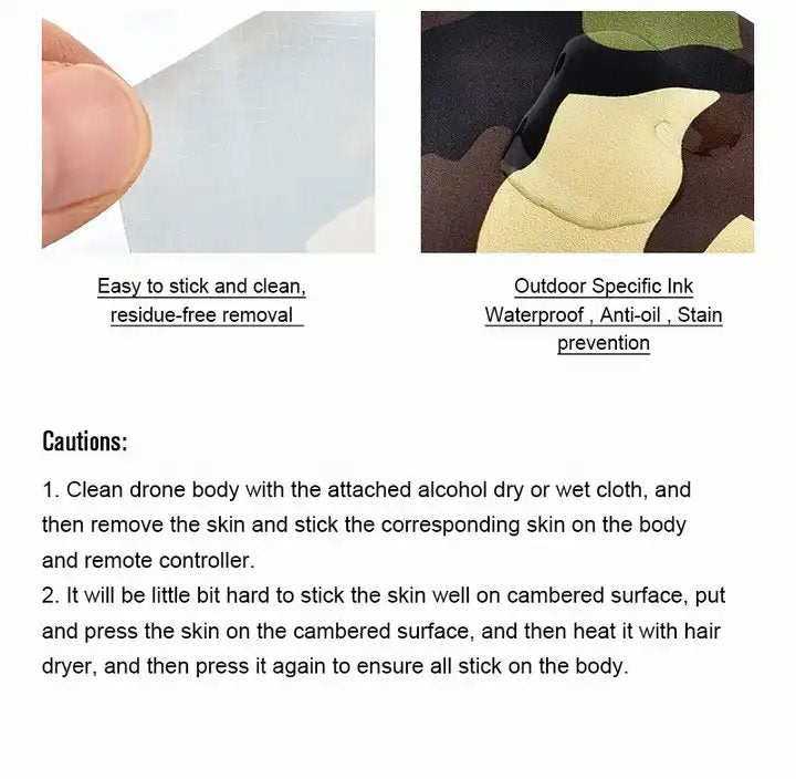 6879 2 body remote controller stikers startrc for dji air 2s style 5