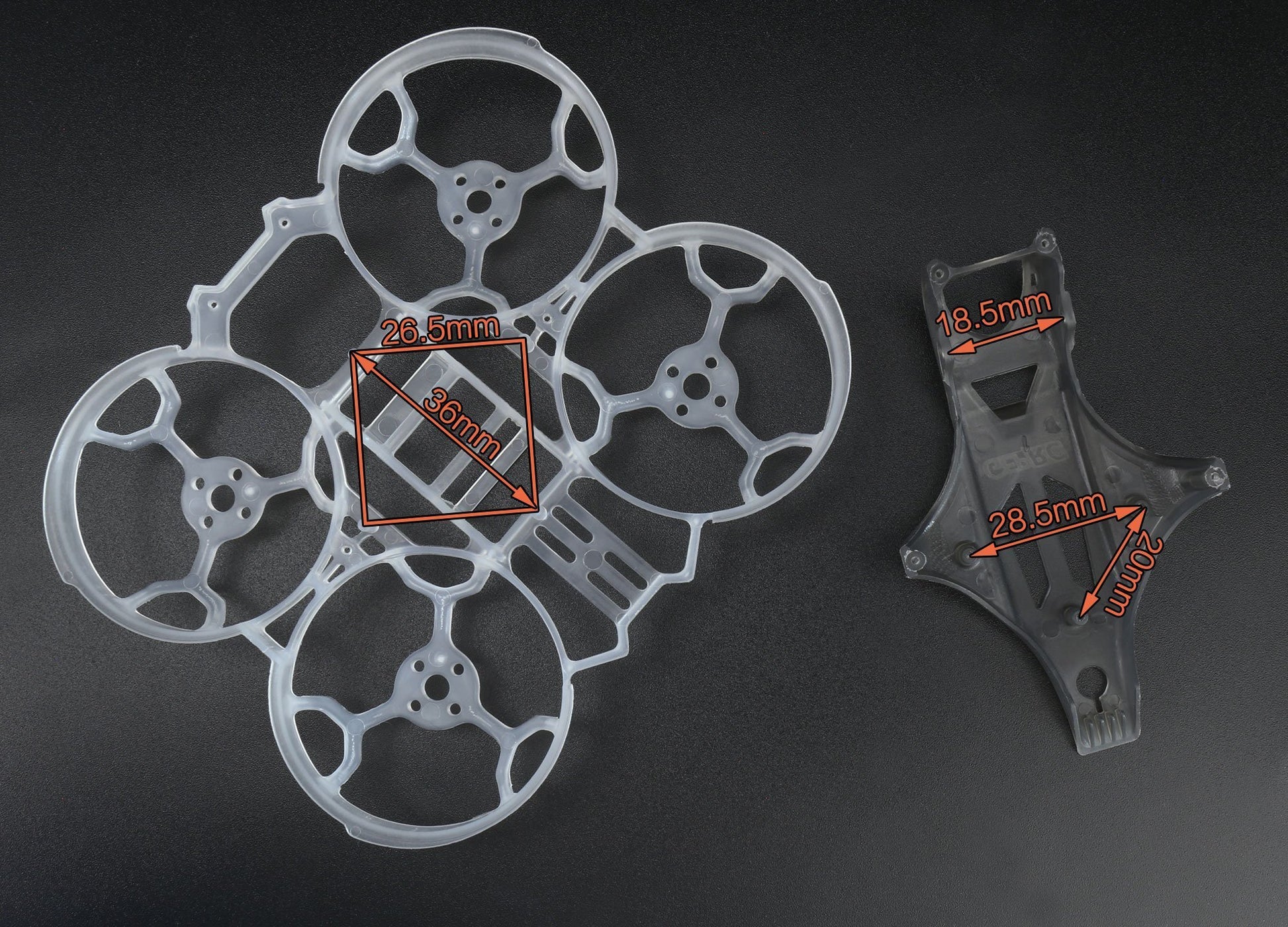 7338 4 frame geprc gep ce for cineeye drone black