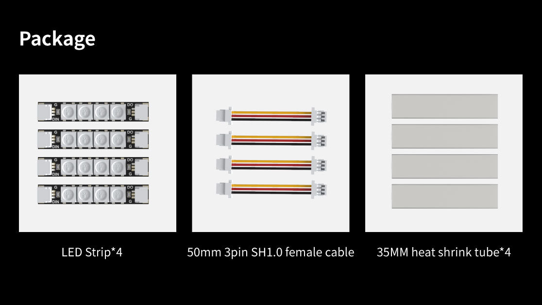 81 13 programmable 2812 arm leds speedybee 4 pcs
