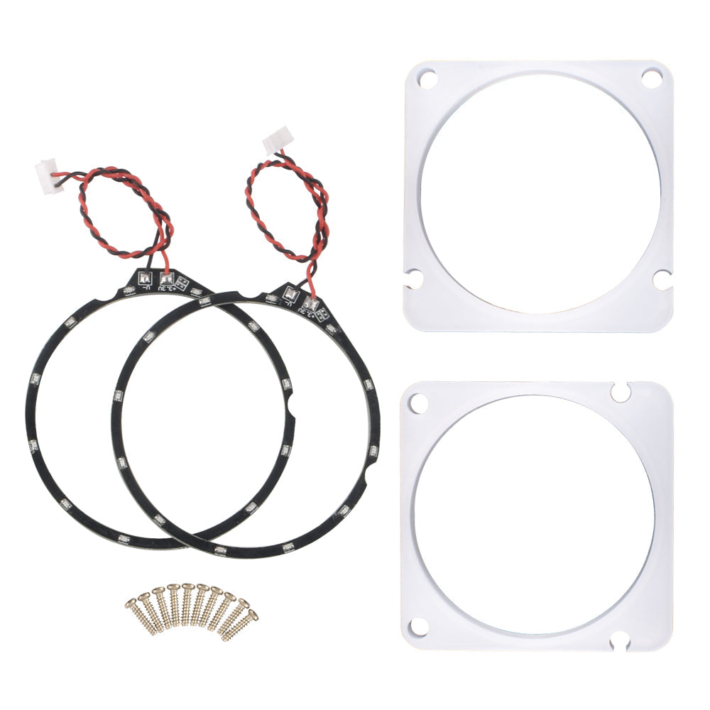 8265 led gimbal shrould kit radiomaster for tx16s white