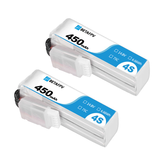 8613 battery betafpv lipo 4s 14 8v 450mah 75c xt30 2pcs