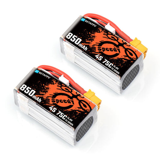 8619 battery betafpv lipo 4s 14 8v 850mah 75c xt30 2 pcs