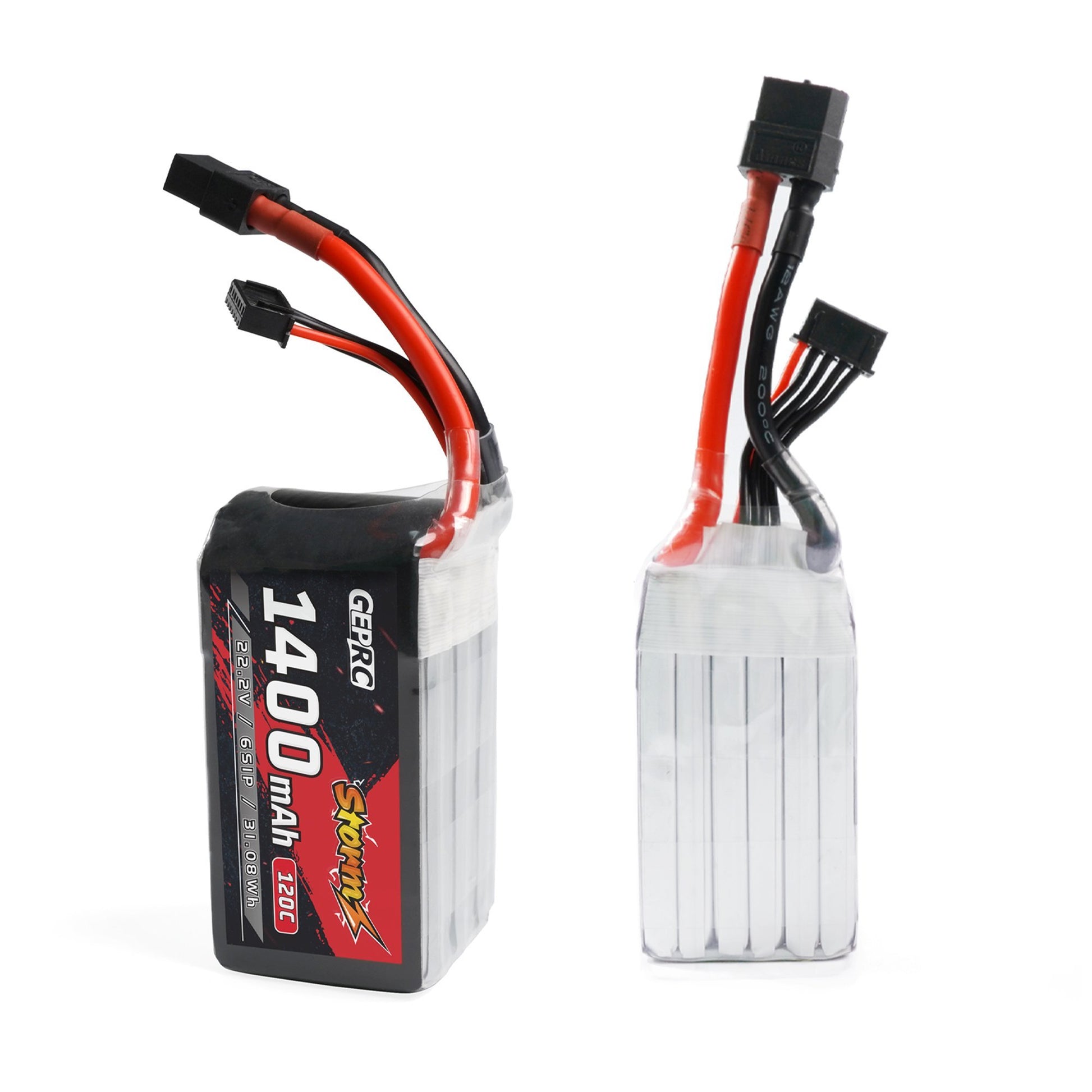867 1 battery geprc storm lipo 6s 22 2v 1400mah 120c xt60