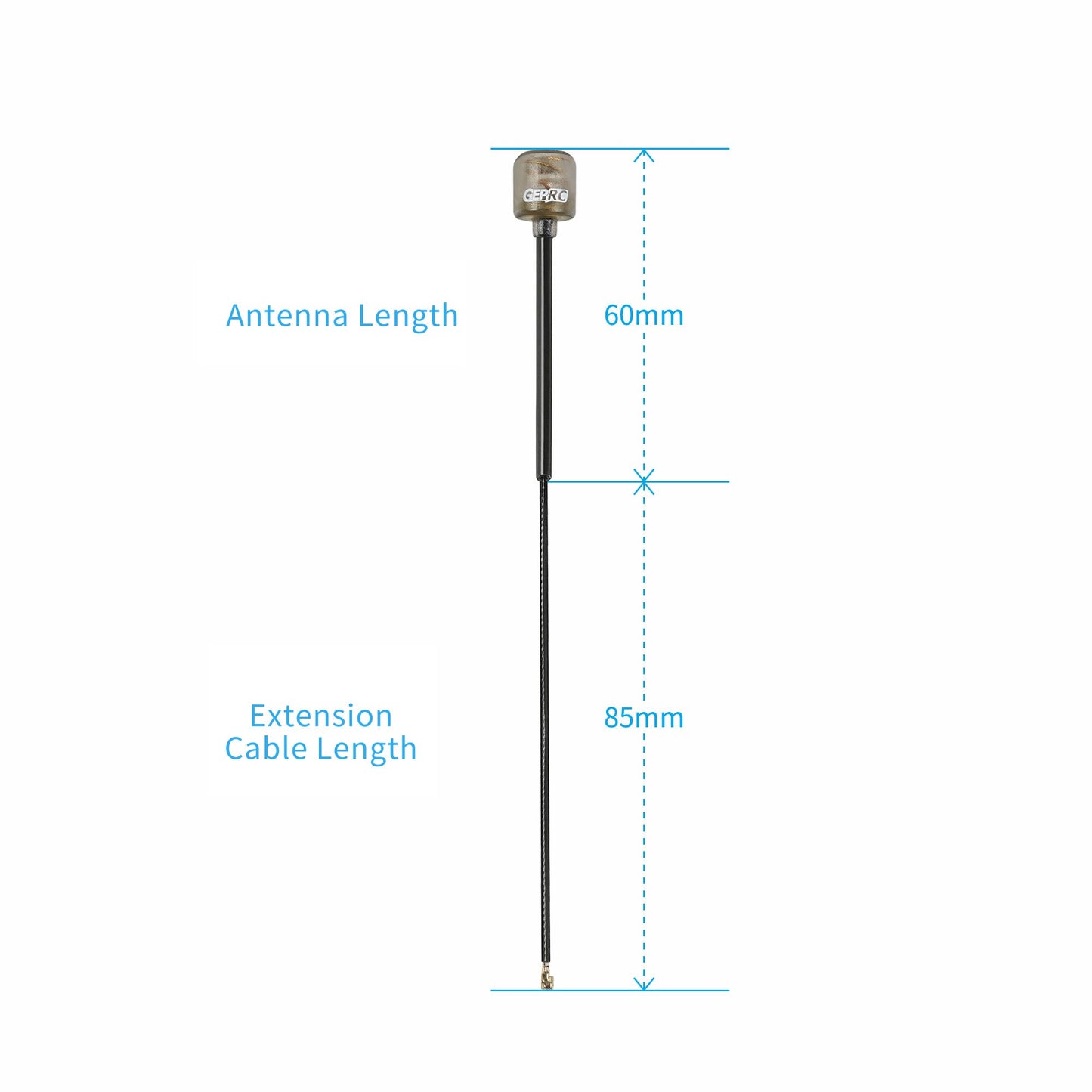 897 1 antenna geprc peano 5 8g lhcp mmcx 145mm