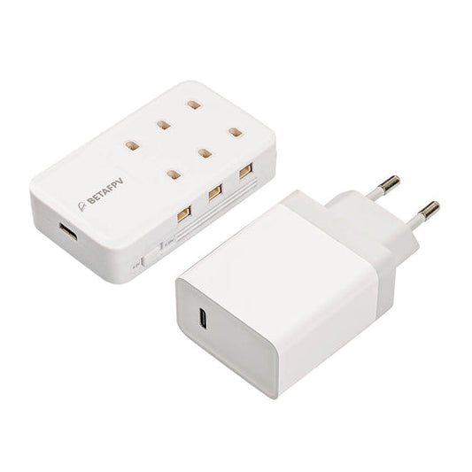 9222 charger board v2 betafpv 6 port 1s with eu adapter