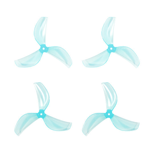 9303 2 propellers gemfan 45mm 3 blade 1 5mm shaft blue 4pcs