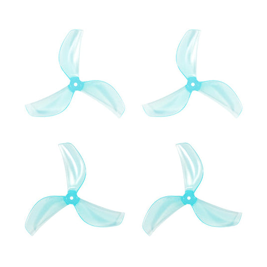 9303 2 propellers gemfan 45mm 3 blade 1 5mm shaft blue 4pcs
