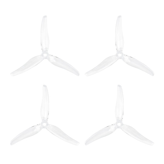 9438 2 propellers gemfan hurricane 51433 3 blade 5mm shaft clear
