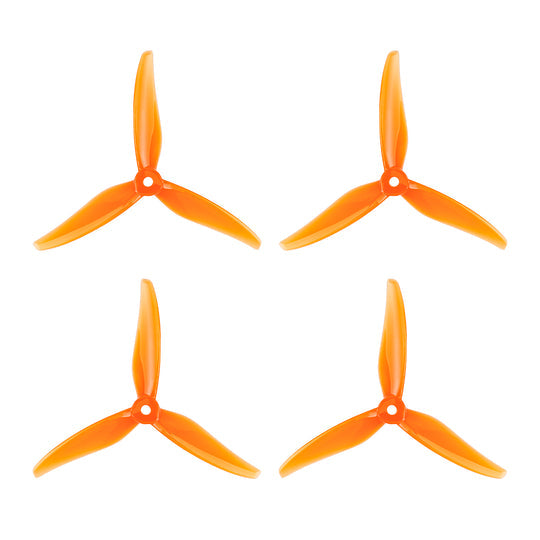 9450 2 propellers gemfan 51466 mck v2 3 blade 5mm shaft orange