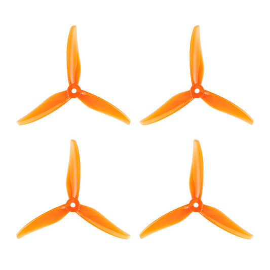9450 2 propellers gemfan 51466 mck v2 3 blade 5mm shaft orange