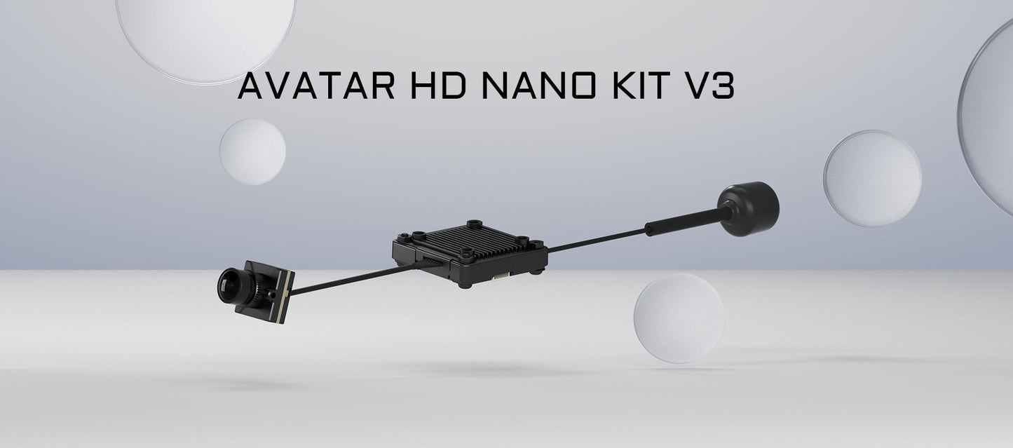 9765 12 fpv camera walksnail avatar nano kit v3 with 9cm cable
