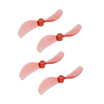 10539 3 propellers gemfan 45mm 2 pc durable 1mm clear red 4ccw 4cw