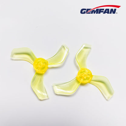 10683 1 propellers gemfan 1635 3 40mm pc durable 1 5mm clear yellow 4ccw 4cw