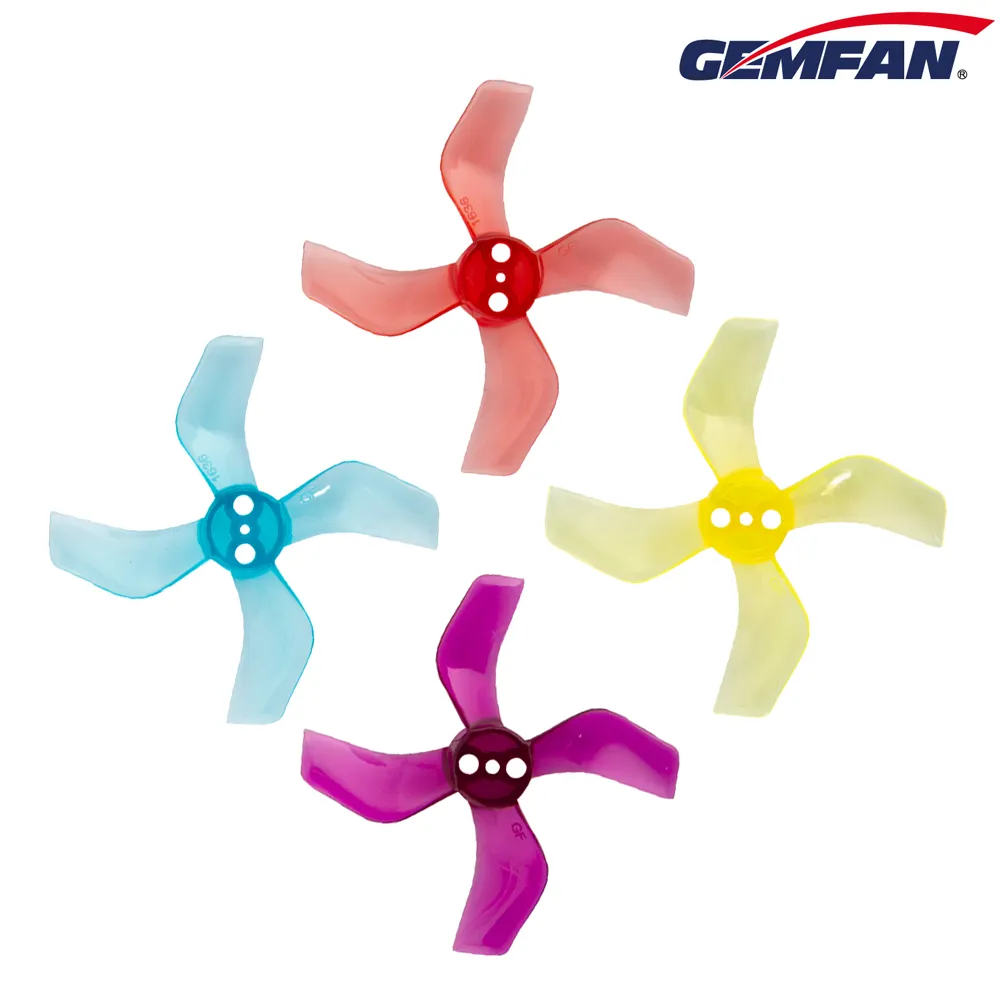 10713 3 propellers gemfan 1636 4 40mm pc durable 1mm clear red 4ccw 4cw