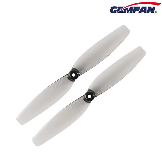 10773 1 propellers gemfan 65mm 2 pc shaft 1 5mm clear gray 4ccw 4cw