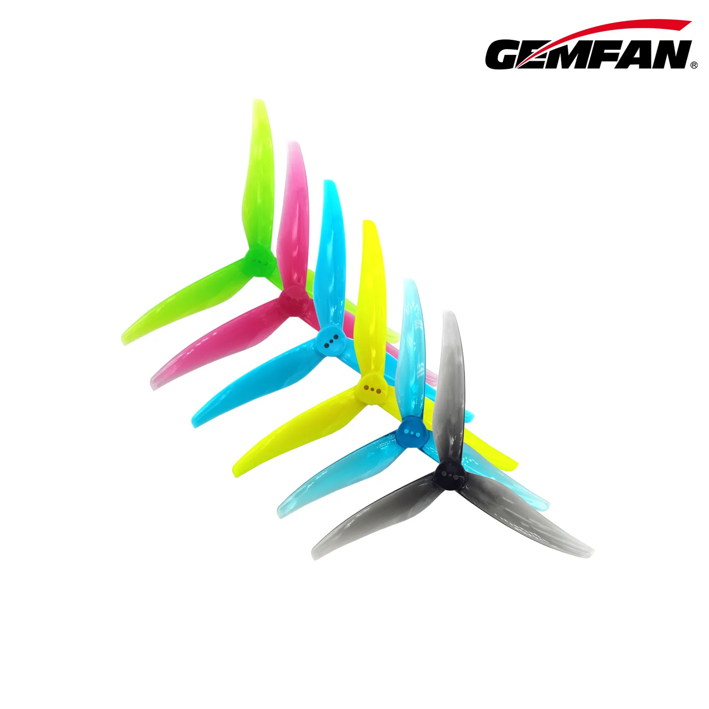 11025 10 propellers gemfan super light 5125 3 pc durable t mount 1 5mm green 2ccw 2cw