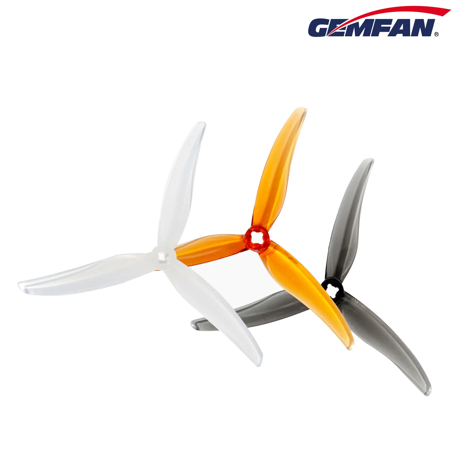 11040 3 propellers gemfan super light 5130 3 pc durable 2mm m5 adapter clear gray 2ccw 2cw