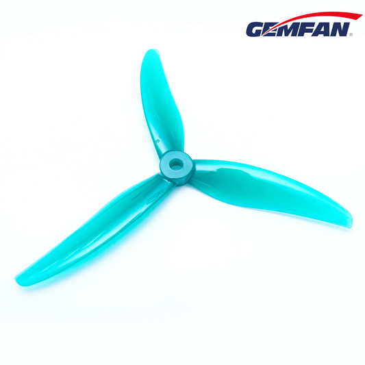 11049 2 propellers gemfan freestyle3s pc durable 5 1x3x3 green 2ccw 2cw
