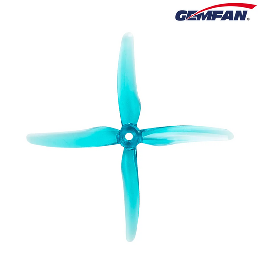 11133 3 propellers gemfan hurricane 51455 4 x props pc durable 4 blade popo clear blue 2ccw 2cw