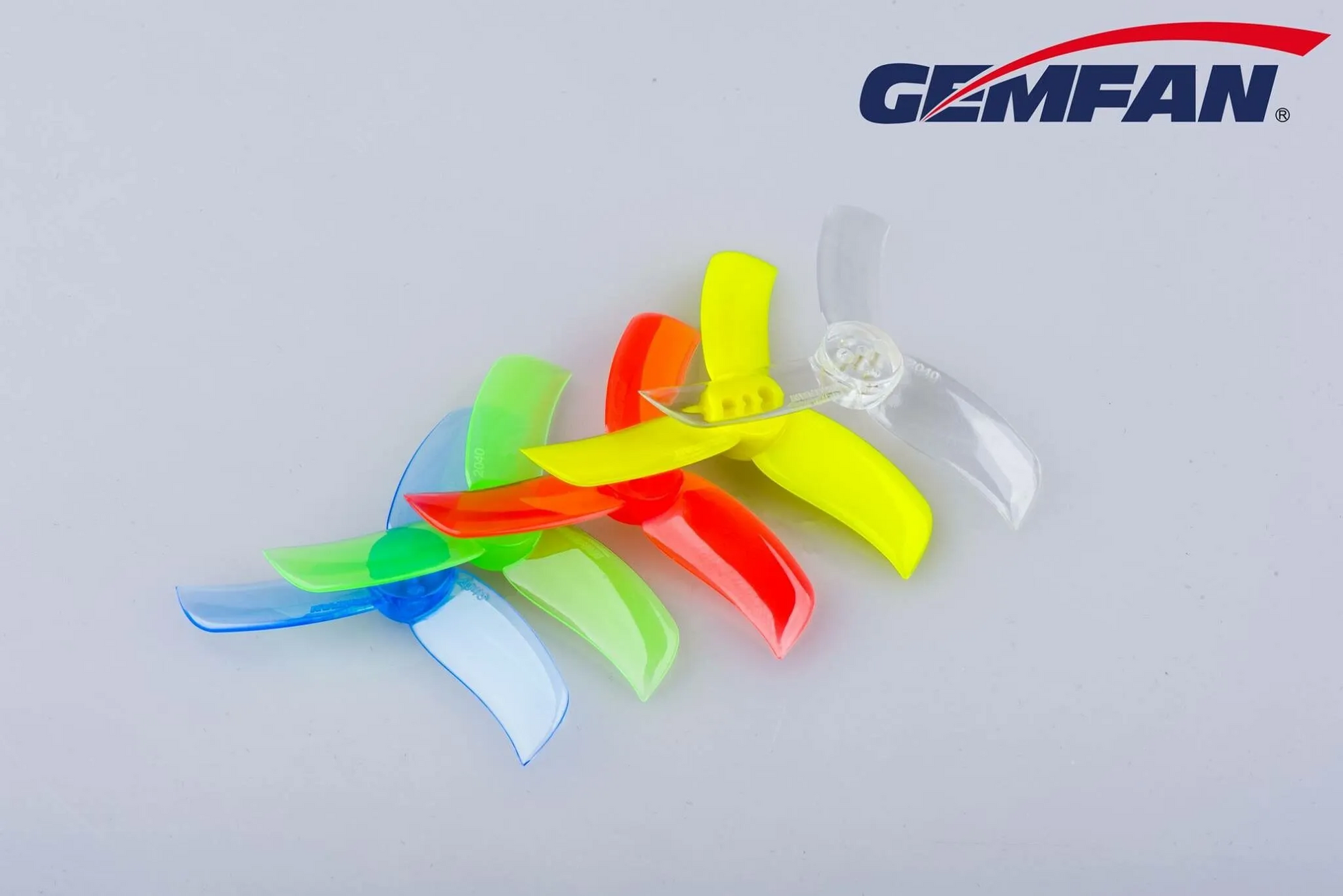 11433 3 propellers gemfan hulkie 2040 3 pc durable t mount clear 4ccw 4cw