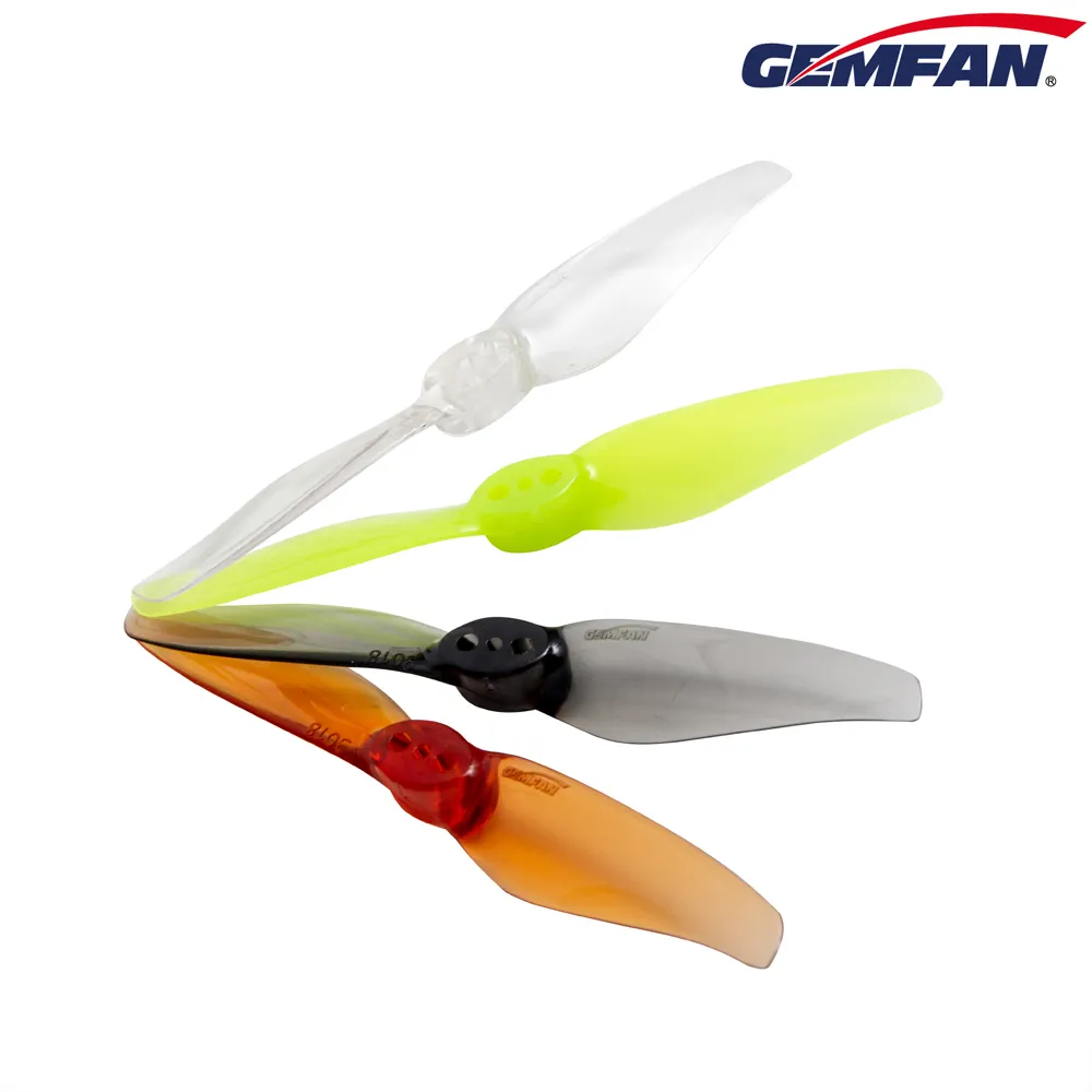 11532 3 propellers gemfan hurricane 3018 2 pc durable 2mm clear gray 4ccw 4cw