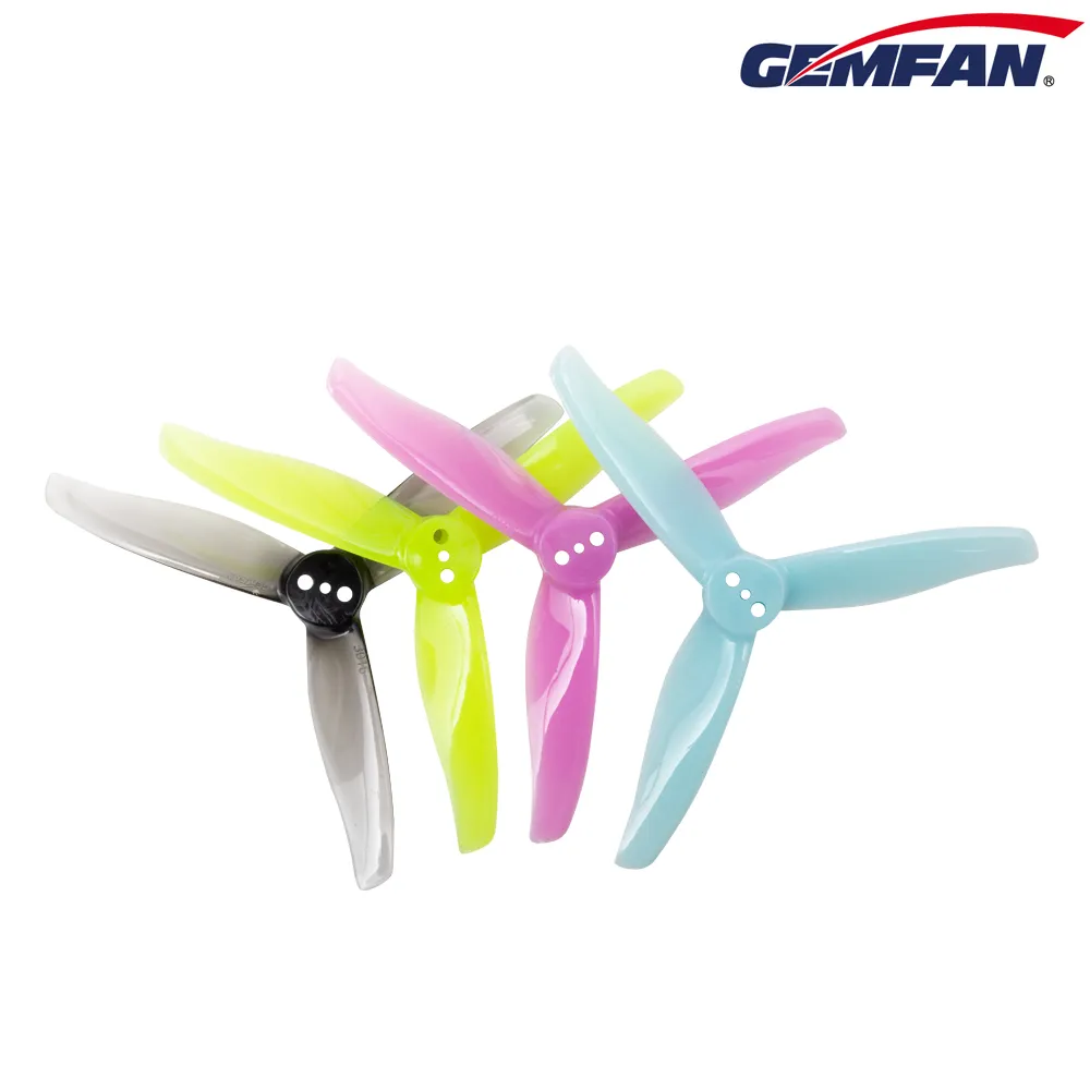 11556 3 propellers gemfan hurricane 3016 3 pc durable 2mm yellow 2ccw 2cw