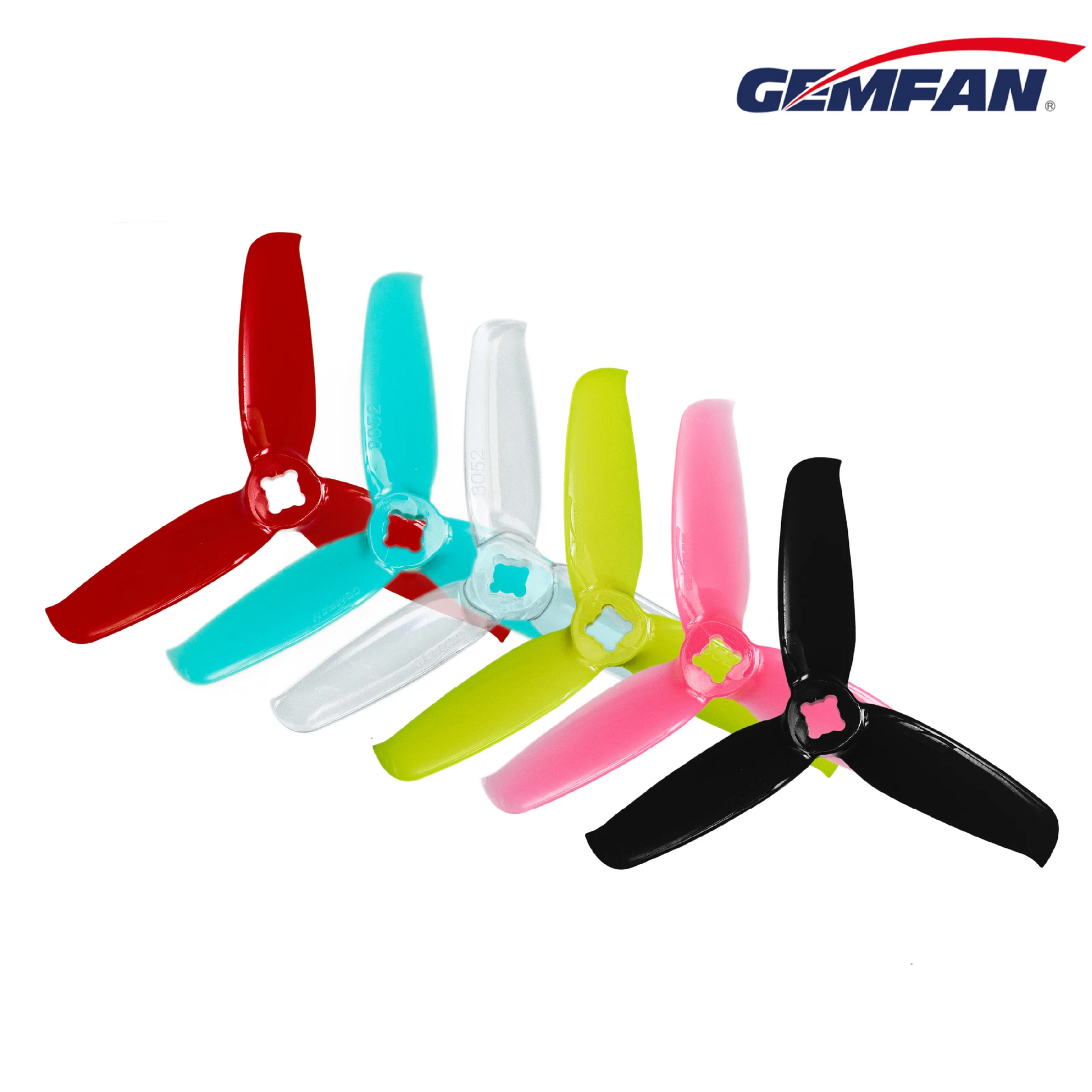 11616 3 propellers gemfan flash 3052 3 pc durable 1 5mm m5 adapter lemon yellow 2ccw 2cw