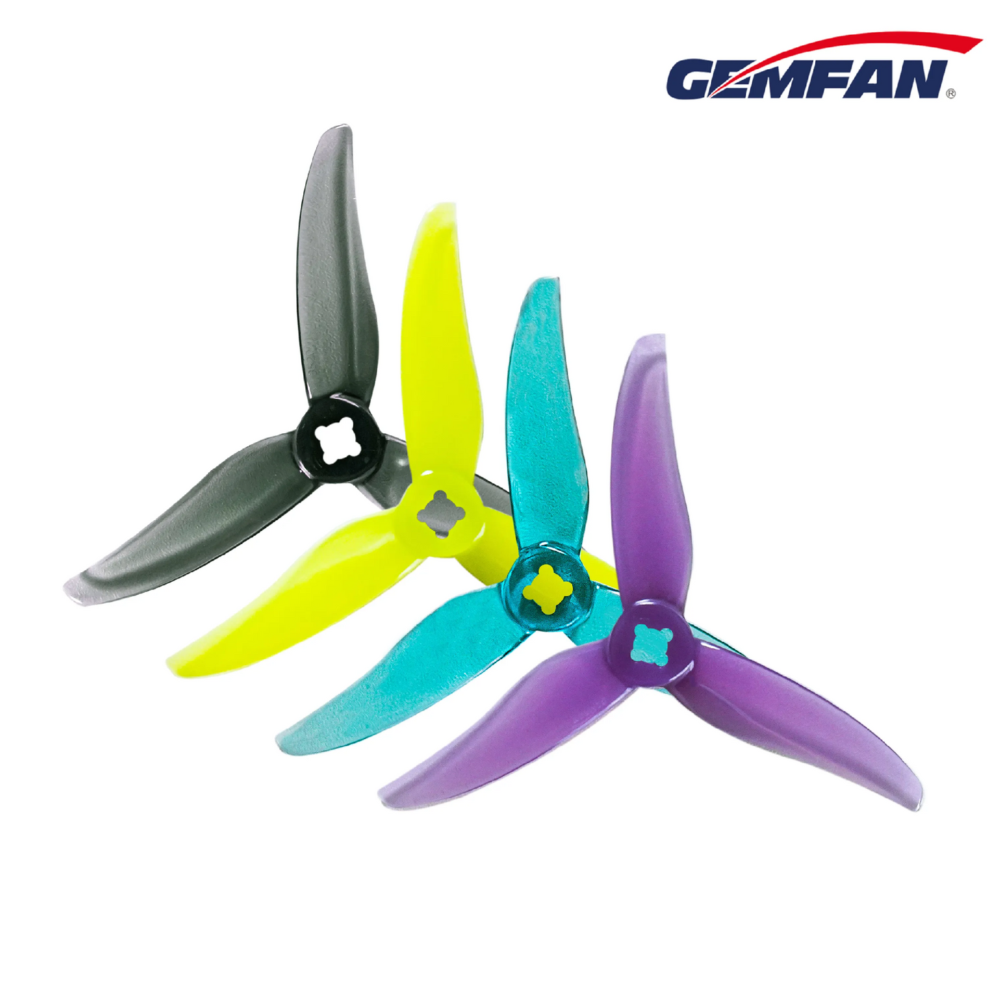 11619 3 propellers gemfan hurricane 3520 3 pc durable 1 5mm m5 adapter clear gray 2ccw 2cw
