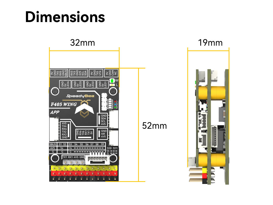 117 10 fc speedybee f405 wing app fixed wing