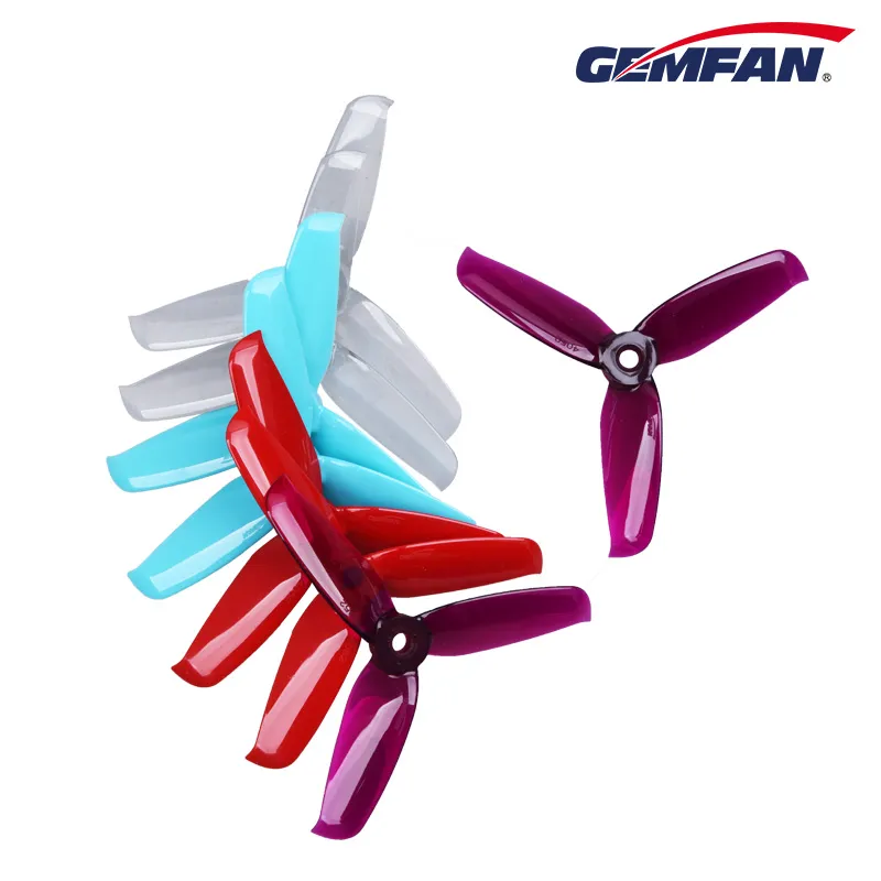 11700 3 propellers gemfan flash 4052 3 pc durable clear purple 2ccw 2cw