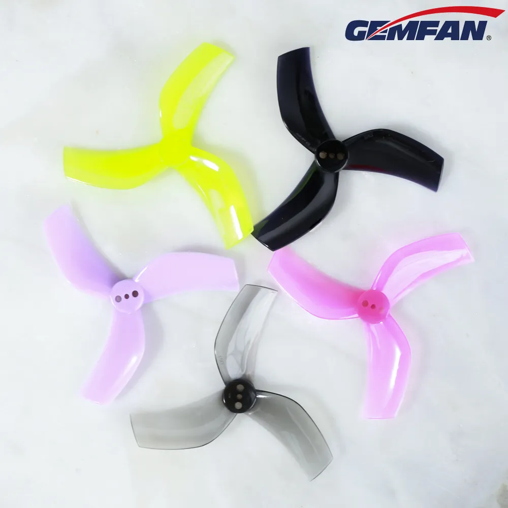 11805 3 propellers gemfan ducted d63 3 2 5inch pc t mount 1 5mm clear gray 4ccw 4cw