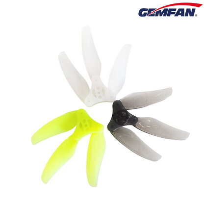 11943 3 propellers gemfan f3015 3 floppy proppy t mount clear gray 2ccw 2cw