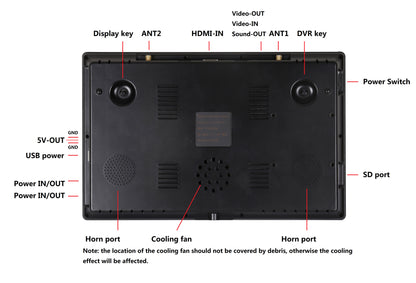 12048 1 monitor hawkeye 10 2 inch captain with dvr hdmi
