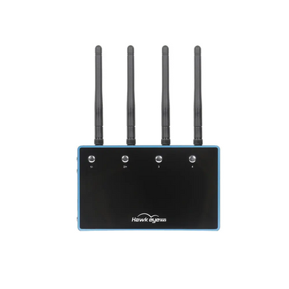 12051 4 receivers hdmi av output box hawkeye four eyes blue