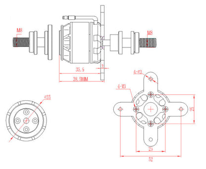 12432 2 motor emax gt2812 09 1060kv