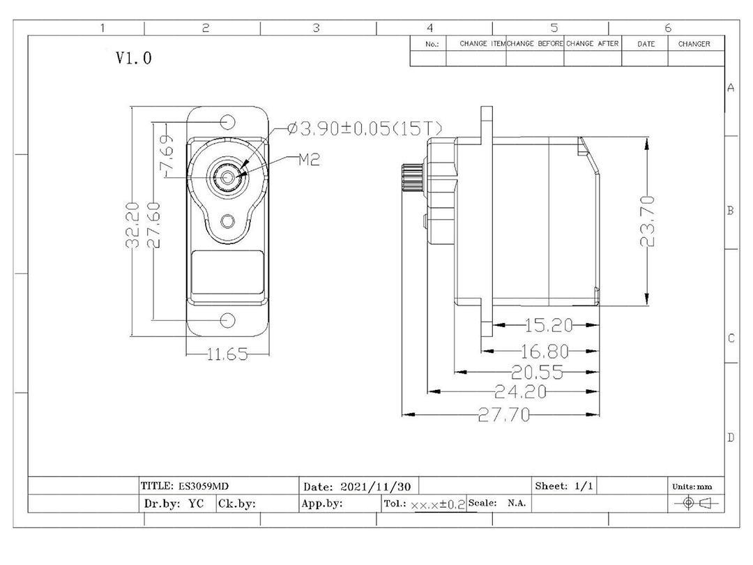 12579 3 servo emax es3059md