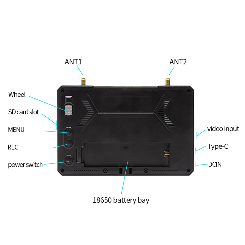 12681 1 monitor skyzone m5 fpv with dvr