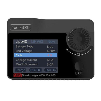 12822 1 charger toolkitrc m8s black