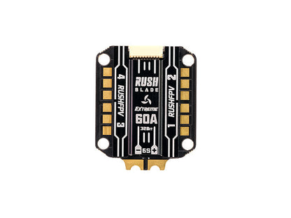 12913 stack rushfpv rush blade f722 30x30 fc v2 60a blheli 32 4 in 1 128 esc extreme edition rush tank ii vtx combo