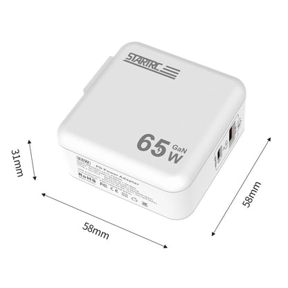 13474 5 qc3 0 gan 65w intelligent battery charger startrc for dji mavic 3